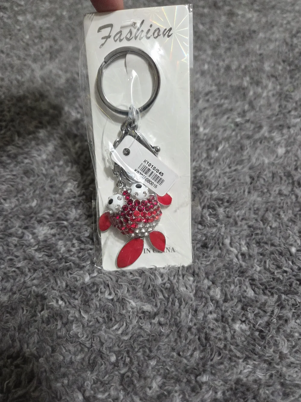 Fashion Red Fish Keychain Charm
